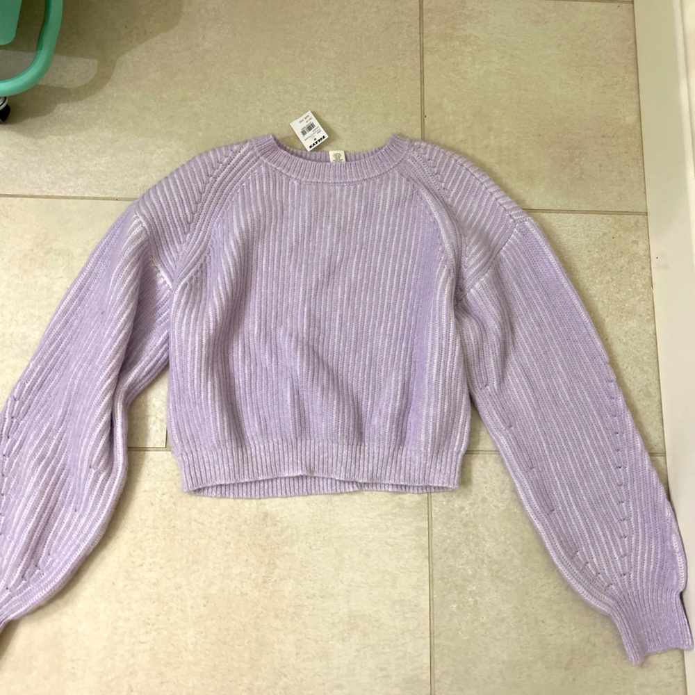 Purple sweater